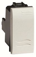 Выключатель самовозвратный для кабель-канала DKC Brava 1-кл. 1 мод. бежевый 75021S картинка